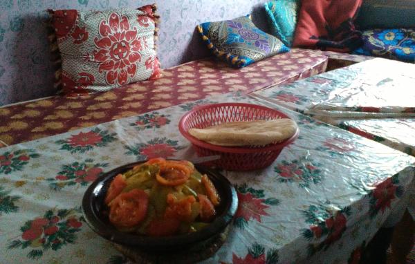 Photo of Evening meal of tagine and bread