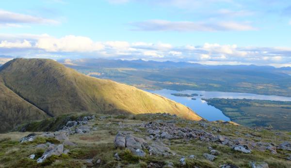 Photo of Looking south east from Meall Cuanail