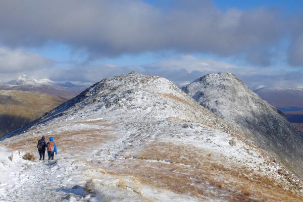 Photo of Heading back after descending Stob Dubh