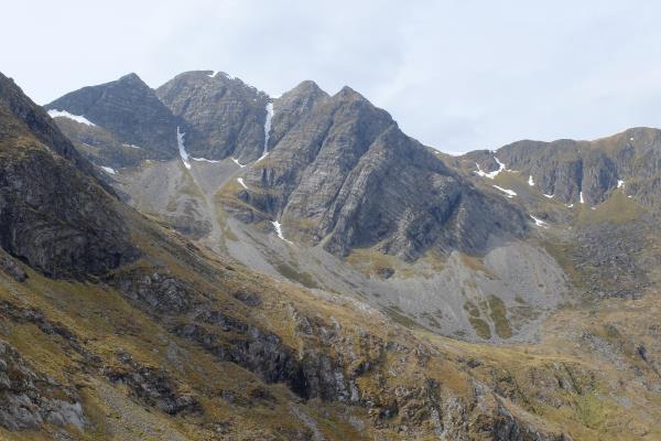 Photo of Stob Ban coming into view