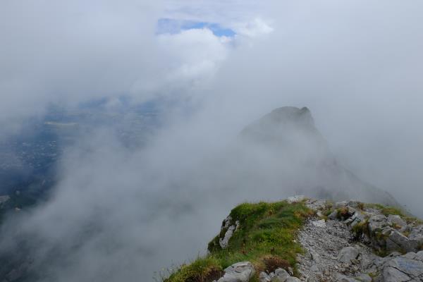 Photo of Mist clearing at the top of Giewont