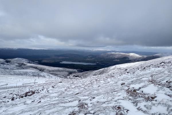 Photo of View north with Loch Morlich